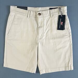 NWT Vineyard Vines Breaker 9 Inch Stretch Stone Tan Chino Shorts